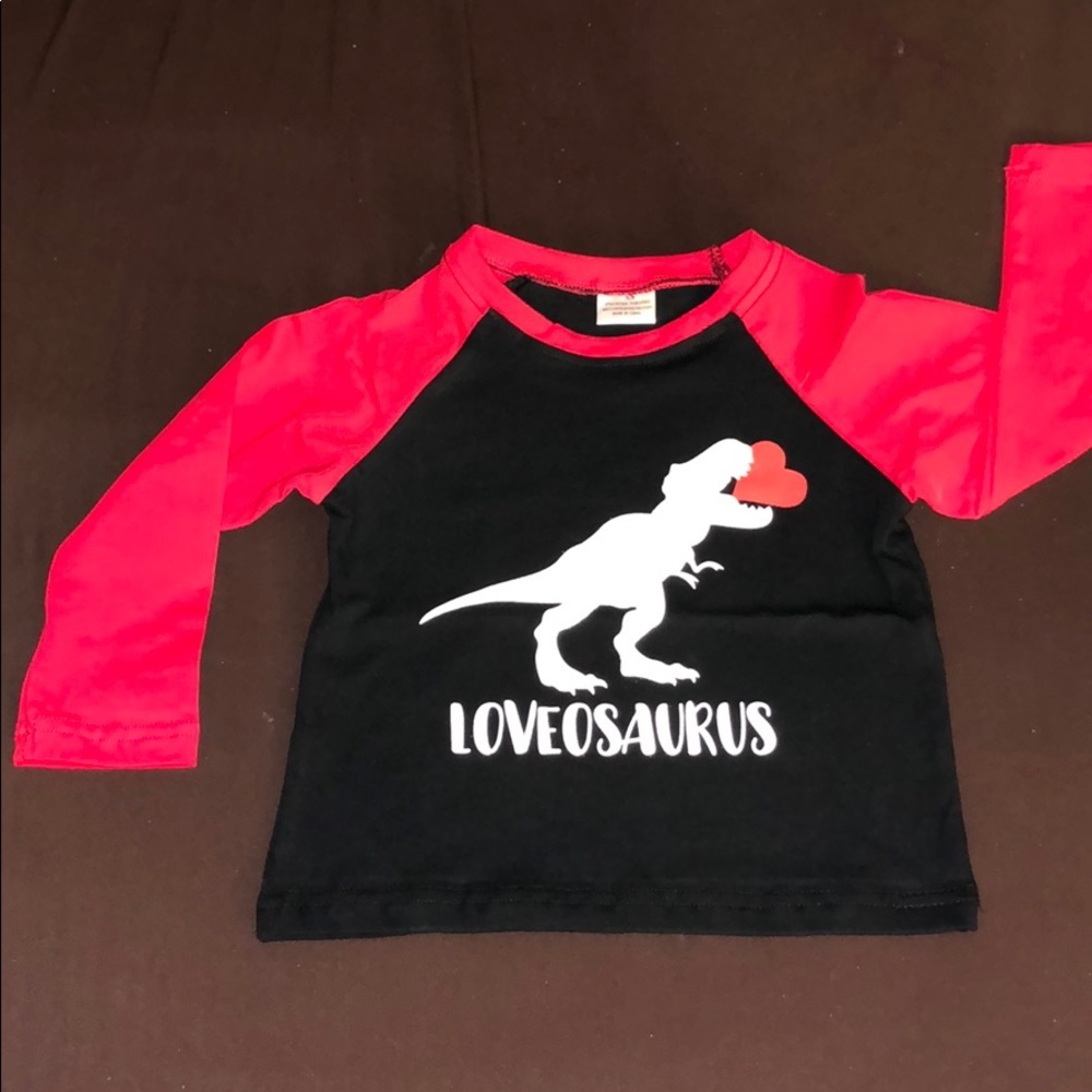 Loveosaurus Valentine’s Day Shirt, Long Sleeve